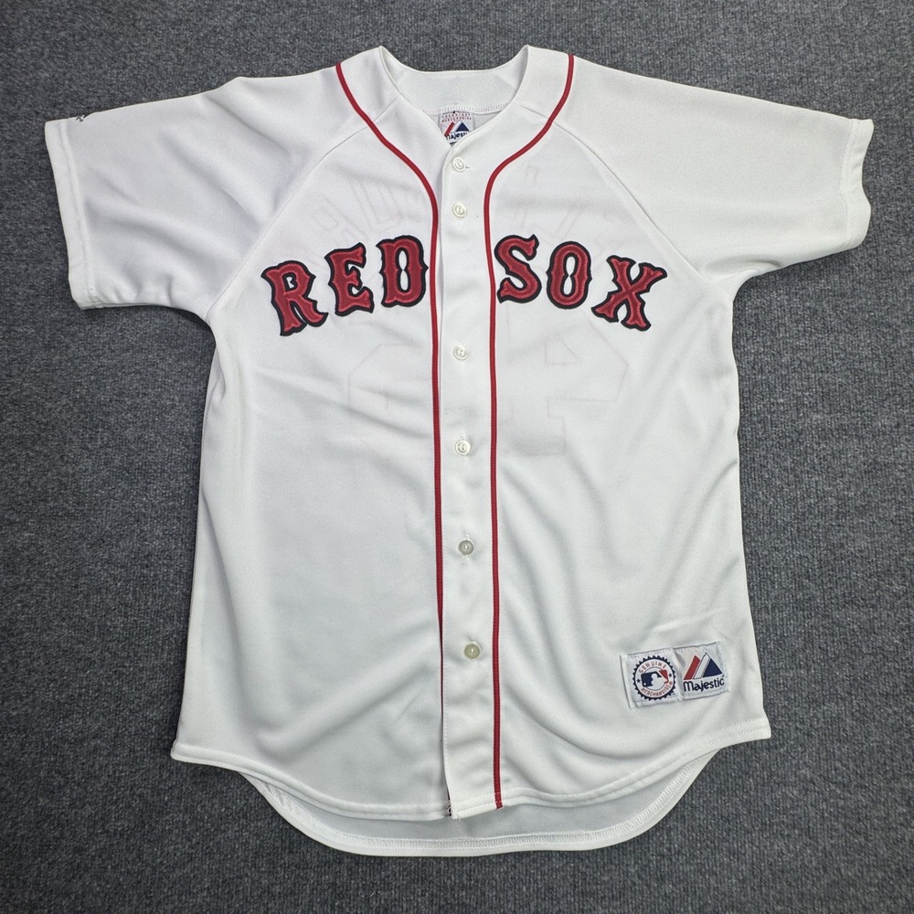 Jacoby Ellsbury 46 Boston Red Sox Majestic Jersey Mens Medium White MLB Baseball